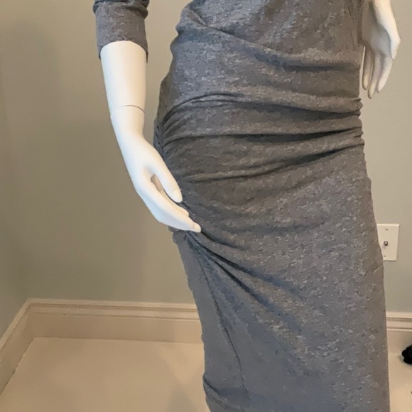 Monroe Grey Knit Dress - Picture 2 of 6